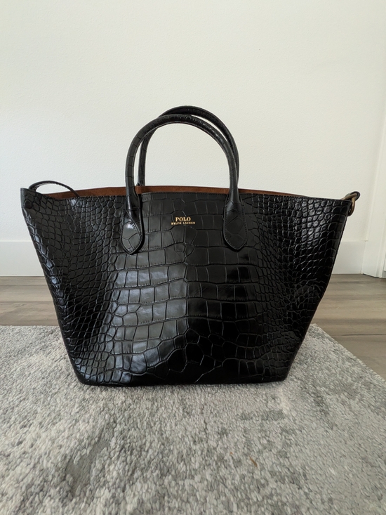 Handbags - Polo Ralph Lauren Black Bellport Tote